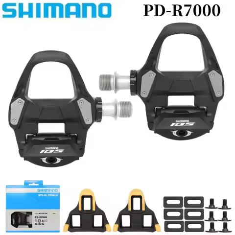 Shimano 105 PD-R7000 SPD-SL Road Bike Pedals Lightweight High Rigidity