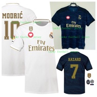 2019-2000 Real Madrid home Jersey Short Sleeve Football Jersey Soccer Jersey 2019 2020 Real Madrid R