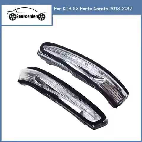 Left Right Rearview Side Mirror Light Turn Signal Indicator Repeater For KIA K3 Forte Cerato 2013-20