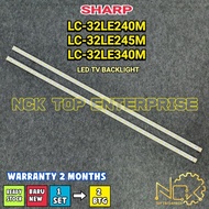 SHARP LC-32LE240M LC-32LE245M LC-32LE340M TV LED BACKLIGHT BARU READY STOCK LC32LE240M LC32LE245M LC