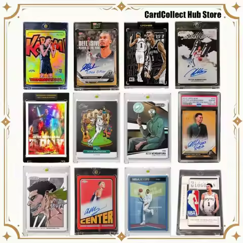 DIY Handmade Victor Wembanyama NBA Cards Kaboom NOIR Classic Design Replica Collectible Cards for We