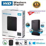 [HCM][FREESHIP] Ổ Cứng Di Động WD Elements 1TB - BẢO HÀNH 24 THÁNG - TẶNG TÚI CHỐNG SỐC (linhkienkha