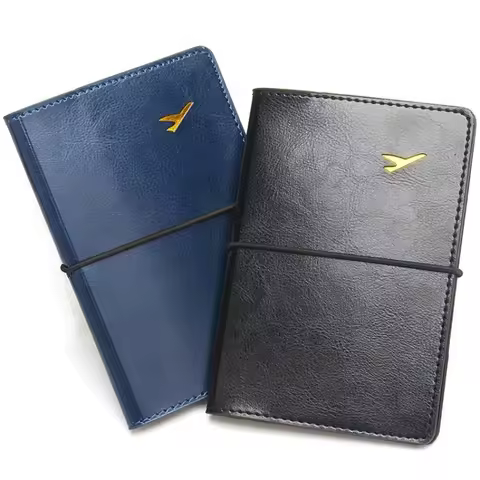 Ultra Lightweight Flight Passport Cover Elastic Band Passport Case Strap Ticket Holder Id Card Holde