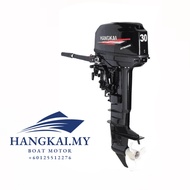 ( FREE SHIPPING / INSTALLMENT) Hangkai 2-Stroke 30HP LONG SHORT shaft boat motor outboard