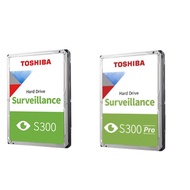 Toshiba S300 & S300 Pro Surveillance HDD 1TB 2TB 4TB 6TB 8TB 10TB SATA 5400RPM 7200RPM