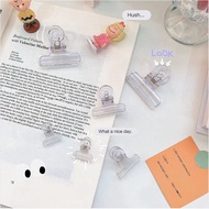 PP Dovetail Clip ,Transparent Clip Long Tail Clip Folder Sealing Clip