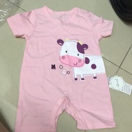 Romper moo moo pinky