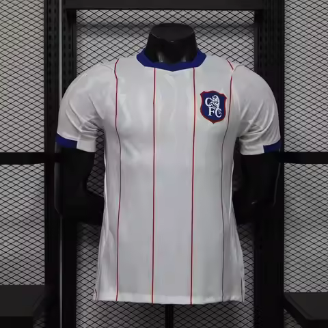 2026 2027 Chelsea Away Football Jersey, Men Summer 3D Print Vintage Sports Football T-shirt, Breatha