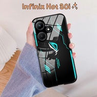 Softcase INFINIX HOT 30i TERBARU - Softcase Glass Infinix Hot 30i [1H] - Case infinix hot 30i karakt