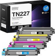 TN227 TN-227 Compatible Toner Cartridge Replacement for Brother TN 227 223 TN223 | Compatible with H