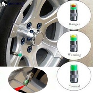 QUENNA 1Pc Car Auto Tire Pressure Monitor Valve Stem Cap Sensor Indicator 3 Color Alert A3I1