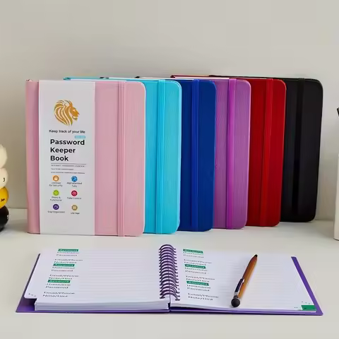 Password Book With Alphabetical Tabs - Internet Address & Password Keeper Logbook For Password Organ