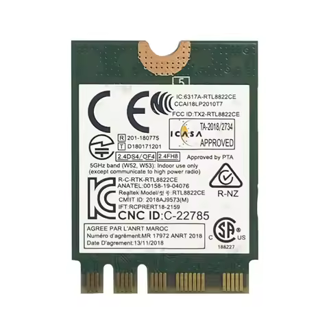 802.11AC RTL8822CE 8822CE wireless WiFi 867Mbps Bluetooth 5.0 NGFF FRU 02HK703 network card For Leno