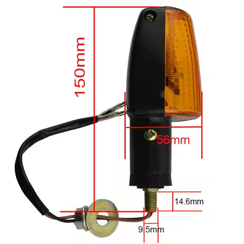 AHL Turn Signal Light Indicator Lamp For HONDA CB-1 VTR250 CB400SF VTEC 400 NC39 CB400 CB1300 VT250 