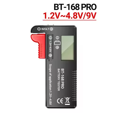 ANENG BT-168 PRO Digital Voltage Tester Battery Meter Battery Power Measure Checker Battery Tester F