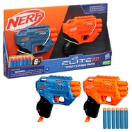 Nerf Elite 2.0 Trio Combo Pack, 2 Trio Nerf Blasters, 6 Nerf Elite Darts, Pull Down Priming, Toy Foa