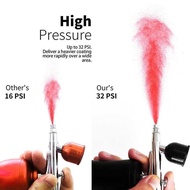 Portable Air Brush Kit compressor 32 Psi Airbrush Usb C Rechargeable