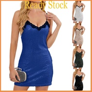 royal Women s Dress for Women Sparkly Glitter V Neck Cocktail Disco Outfit Party Club Night Out Dres