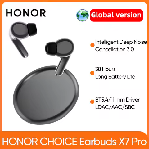 HONOR CHOICE Earbuds X7 Pro 50dB Active Noise Reduction TWS Wireless EarBuds 520mAh BT 5.4 LDAC IP 5