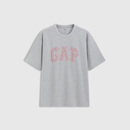 Gap | เสื้อยืดพิมพ์ลายโฟม ผ้าฝ้ายสำหรับฤดูร้อน