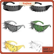 YUJINX Punk Gothic Glasses, Eyewear Steampunk Cyber Goggles,  Street Photography Funny Party Cosplay