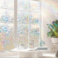 Window Film Sticker Glass Sticker Rainbow Static Cling Window Sticker Decorative Glass Film Sticker