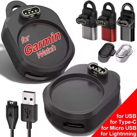 for Garmin Watch Type C/Micro/iOS USB C Charger Charging Cable for Garmin Fenix 8 7 6 S X Forerunner