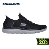 Skechers Men Slip-ins Sport Summits High Range Casual Shoes - 232457-BKCC Air-Cooled Memory Foam