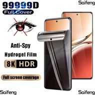 Full Coverage Anti Spy Soft Privacy Hydrogel Film Screen Protector for Realme GT7 Pro V60 Pro GT7 Pr