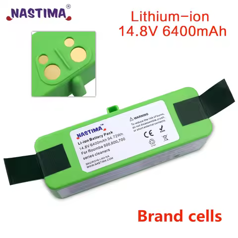 NASTIMA 14.8v 6400mAh/4400mAh Lithium Rechargeable Battery For iRobot Roomba 500 600 700 800 Series 