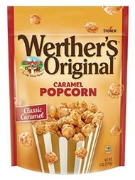 Werther's Originals, Caramel Popcorn, Classic Caramel, 140g Bag