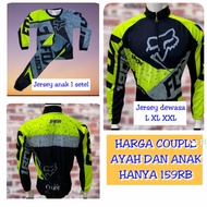 PAKET COUPLE Jersey Gowes Panjang Baju sepeda pria murah FX
