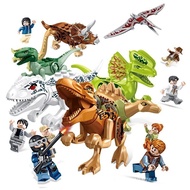 Lego Dinosaur Jurassic Park World Assembled Building Blocks Boys' Educational Puzzle Model Children's Toy Small Particles 4NFL