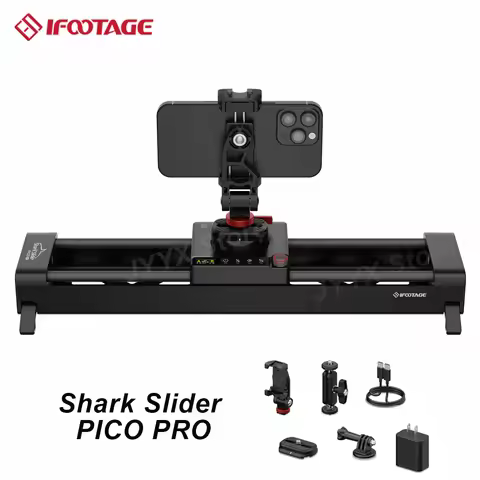 IFOOTAGE Shark Slider PICO PRO 1.5kg Max Load Portable Motorized Slider 4-axis Compatible Pocket 3/4
