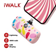 iWalk LinkPod Pattern Mini Powerbank 4800mAh Portable Powerbank Lightning 20W PD Fast Charging Power