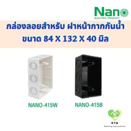 NANO Floating Box For Waterproof Mask Panel Cover Extra Thick (Surface Box) Model NANO-415W NANO-415