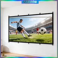 zzz Portable 16 9 D Rings Movie Screen With Polyester Material For Indoor Outdoor