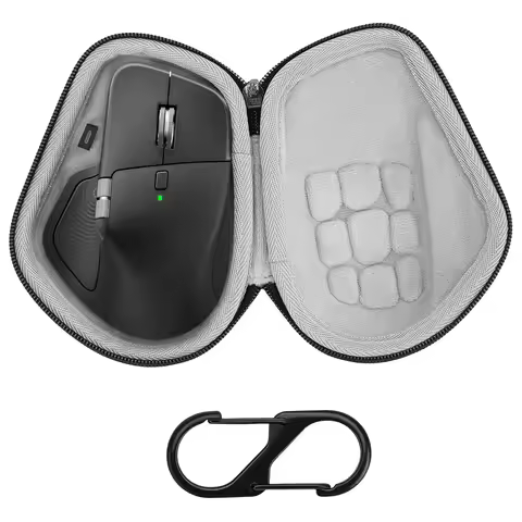 Geekria Hard Shell Mouse Case Compatible with Logitech MX Master 4/MX Master 3S/MX Master 3, EVA Tra
