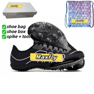 Sprint spikes shoes Maxfly 2 size:35-45 Portable breathable sprint competition special shoes shoes b