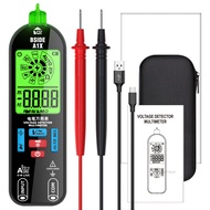 Bide Smart Digital Digital Multimeter เครื่องทดสอบอิเล็กทรอนิกส์แบบชาร์จได้ AC DC แบบไม่ติดต่อ NCV D