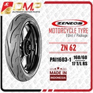 ZENEOS ZN62 PAI1603-1 160/60 RS 17 Inch Racing Spec Motorcycle Tubeless Tyre