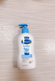 (美國直送) 舒特膚 濕疹 Cetaphil baby wash shampoo 嬰兒潔膚洗髮露 防敏感 含天然金盞花成份