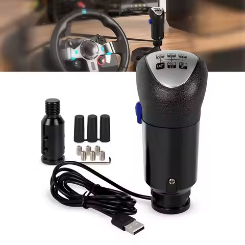 USB Truck Racing Game Simulator Gear Shifter Knob For ETS2 PC Racing Shifter For G29 Gear Shift Hand