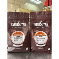 1kg Baking Need DARK CHOCOLATE COIN 53% 65.7% VAN HOUTEN