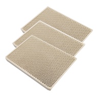 3PCS Heating Appliance Burner Cordierite Ceramic High Temperature Plate LPG Gas Grill Spare Parts St