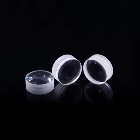 Glued Lens H-K9L Achromatic Optical Glass Lenses Diameter 13mm/17mm Cemented Lens Coated 400-700Nm