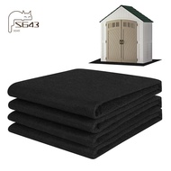 Outdoor Storage Shed Floor Mat-Non Slip Backing, 6 X 4 FT Waterproof Carport Mat, Washable Furniture