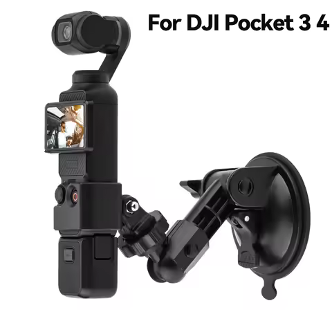 For DJI OSMO Pocket 3 4 Camera Car Mount Adapter Suction Cup Gimbal Camera Car Holder For DJI OSMO P