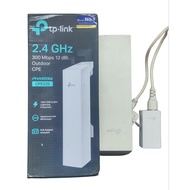 (Bekas Bagus)TP-Link CPE220 2.4GHz 300Mbps Alat tembak/pemancar wifi jarak jauh Kondisi Normal