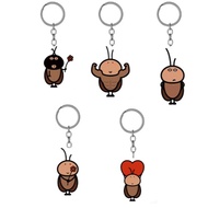 Cute little Cuong keychain as a keychain for wearing bag or given to friends and relatives